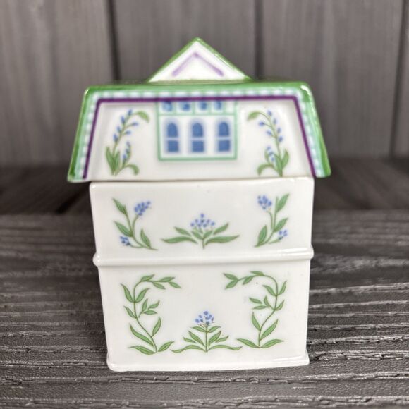 1989 Lenox Spice Village “Tarragon” House – Fine Porcelain – See All Photos - Picture 7 of 10